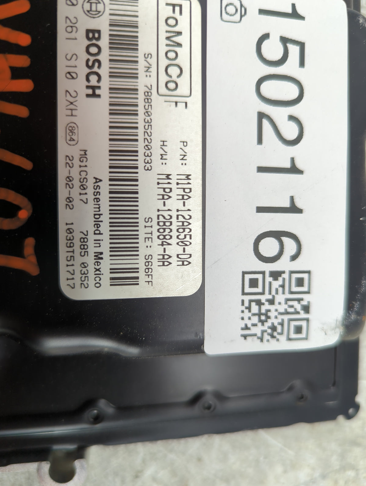 2021-2022 Ford Bronco Sport PCM Engine Control Computer ECU ECM PCU OEM P/N:M1PA-12A650-DA M1PA-12B684-AA Fits Fits 2021 202