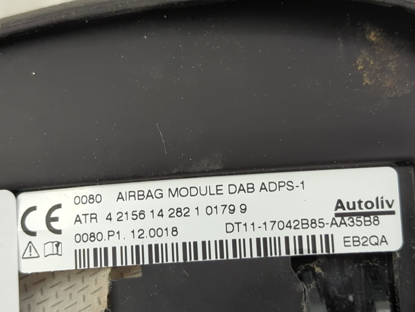 2019 Ford Transit Connect Air Bag Driver Left Steering Wheel Mounted - Oemusedautoparts1.com