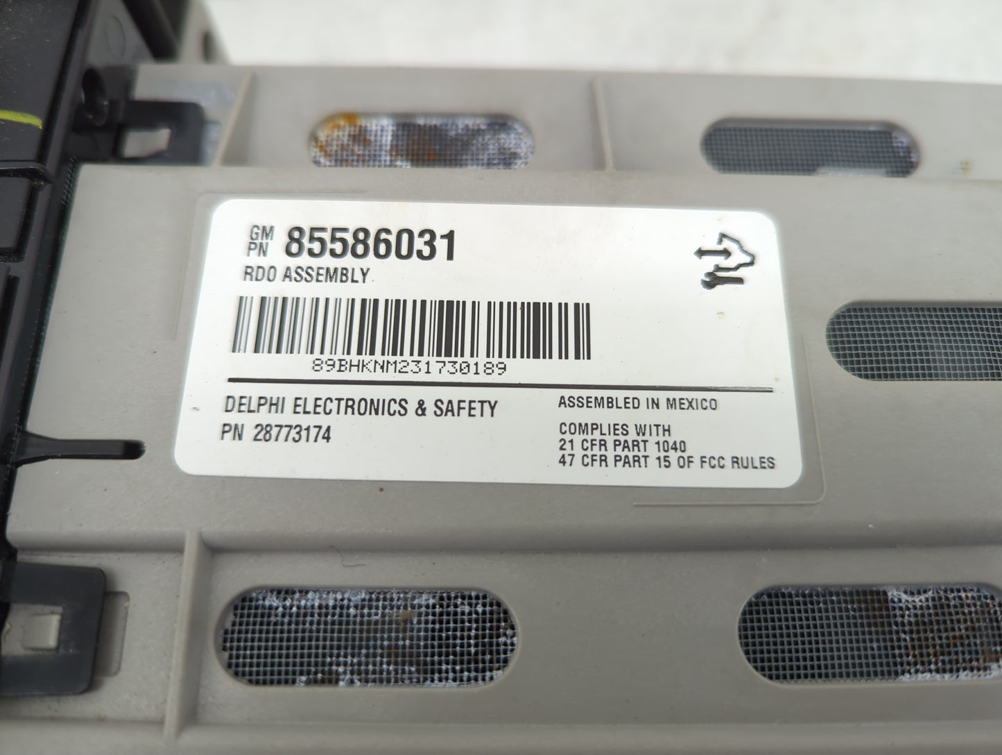 2015-2019 Gmc Savana 2500 Radio AM FM Cd Player Receiver Replacement P/N:85586031 28773174 Fits OEM Used Auto Parts - Oemuse