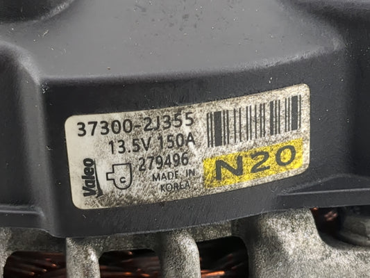 2021-2022 Hyundai Elantra Alternator Replacement Generator Charging Assembly Engine OEM P/N:279496 37300-2J355 Fits Fits 2021 2022 OEM Used Auto Parts