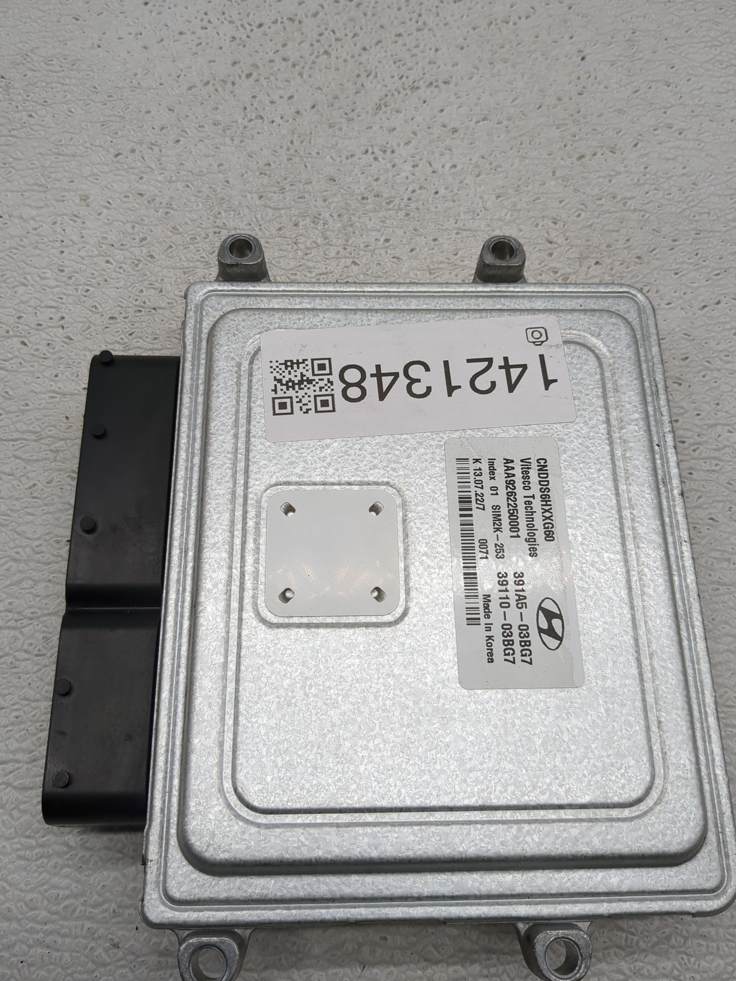 2021-2022 Hyundai Elantra PCM Engine Control Computer ECU ECM PCU OEM P/N:39110-03BG7 391A5-03BG7 Fits Fits 2021 2022 OEM Us