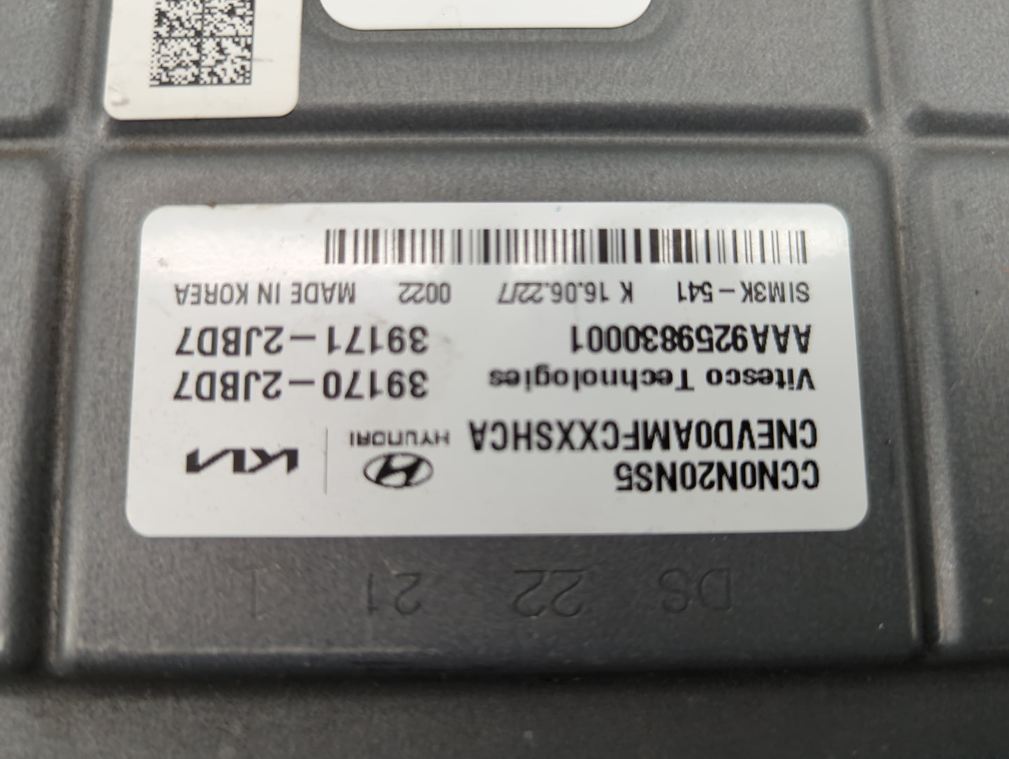 2023 Hyundai Elantra PCM Engine Control Computer ECU ECM PCU OEM P/N:39171-2JBD7 39170-2JBD7 Fits OEM Used Auto Parts - Oemu