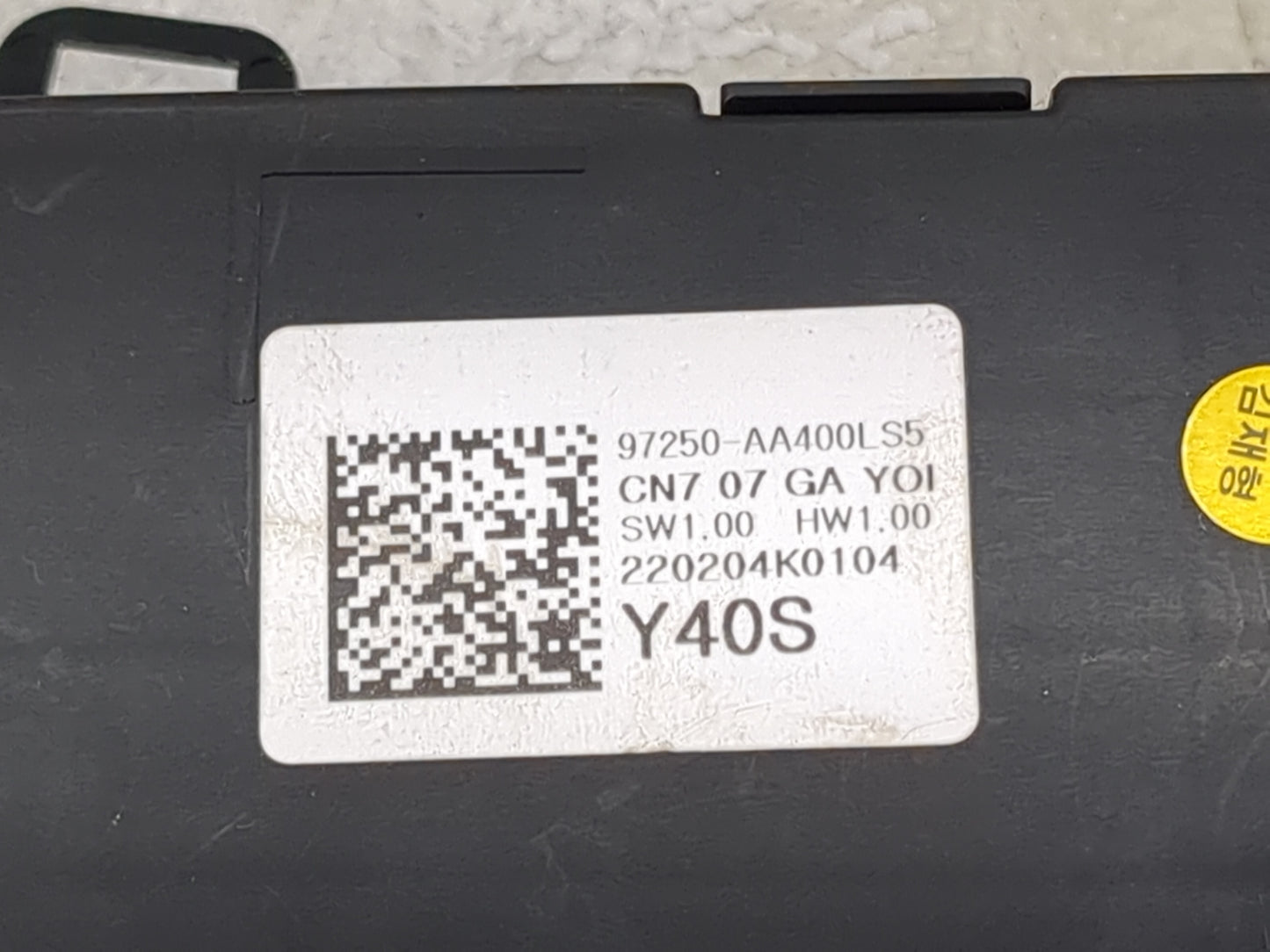 2021-2022 Hyundai Elantra Climate Control Module Temperature AC/Heater Replacement P/N:97250-AA400LS5 Fits Fits 2021 2022 OE