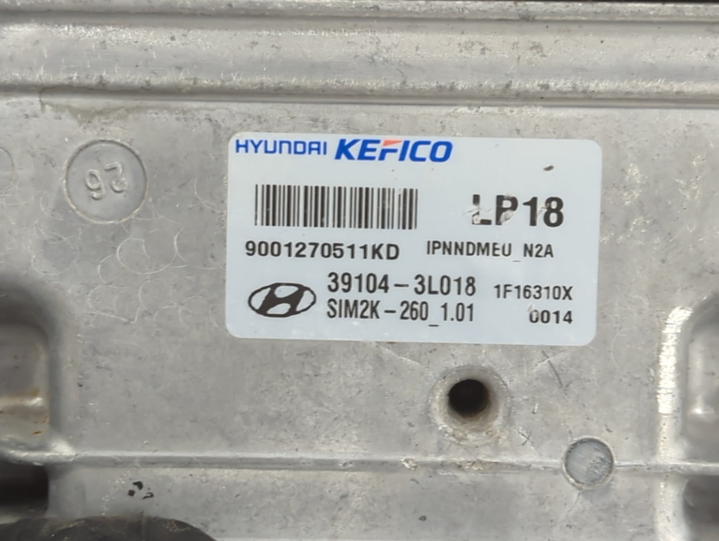 2023 Hyundai Genesis PCM Engine Control Computer ECU ECM PCU OEM P/N:39104-3L018 Fits OEM Used Auto Parts - Oemusedautoparts