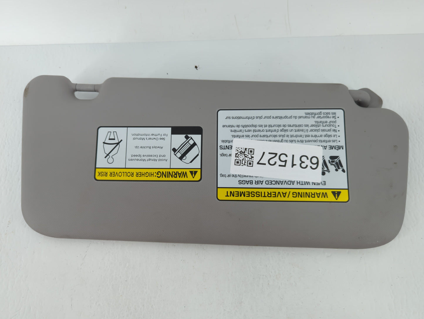 2022 Hyundai Kona Sun Visor Shade Replacement Driver Left Mirror Fits OEM Used Auto Parts - Oemusedautoparts1.com