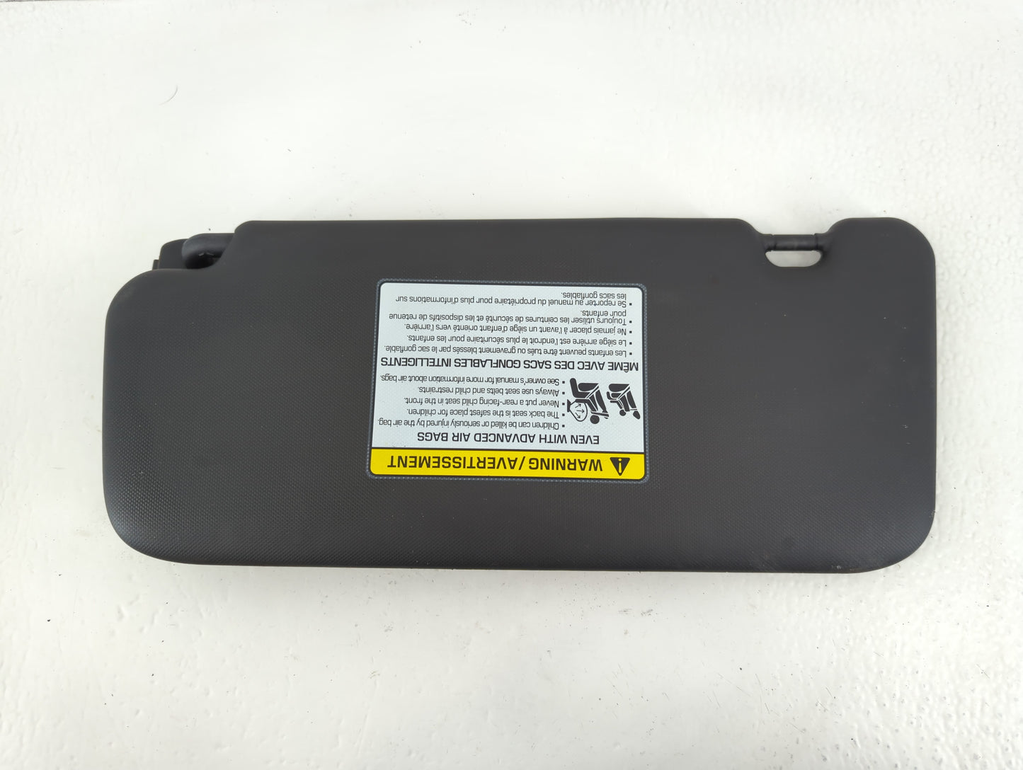 2022 Hyundai Kona Sun Visor Shade Replacement Passenger Right Mirror Fits OEM Used Auto Parts - Oemusedautoparts1.com