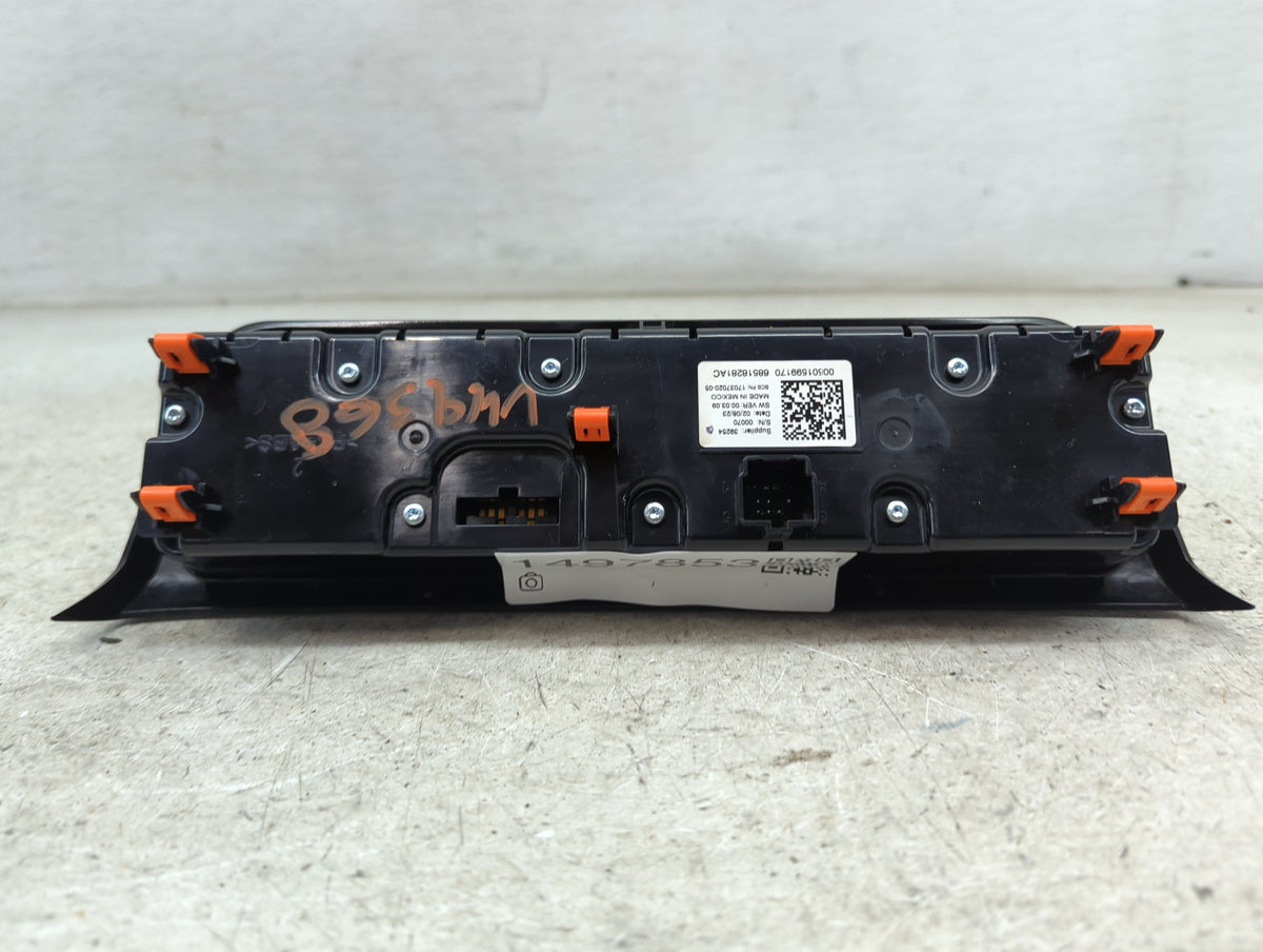 2023 Jeep Compass Climate Control Module Temperature AC/Heater Replacement P/N:68518281AC 17037020-05, 0050159917 Fits OEM U