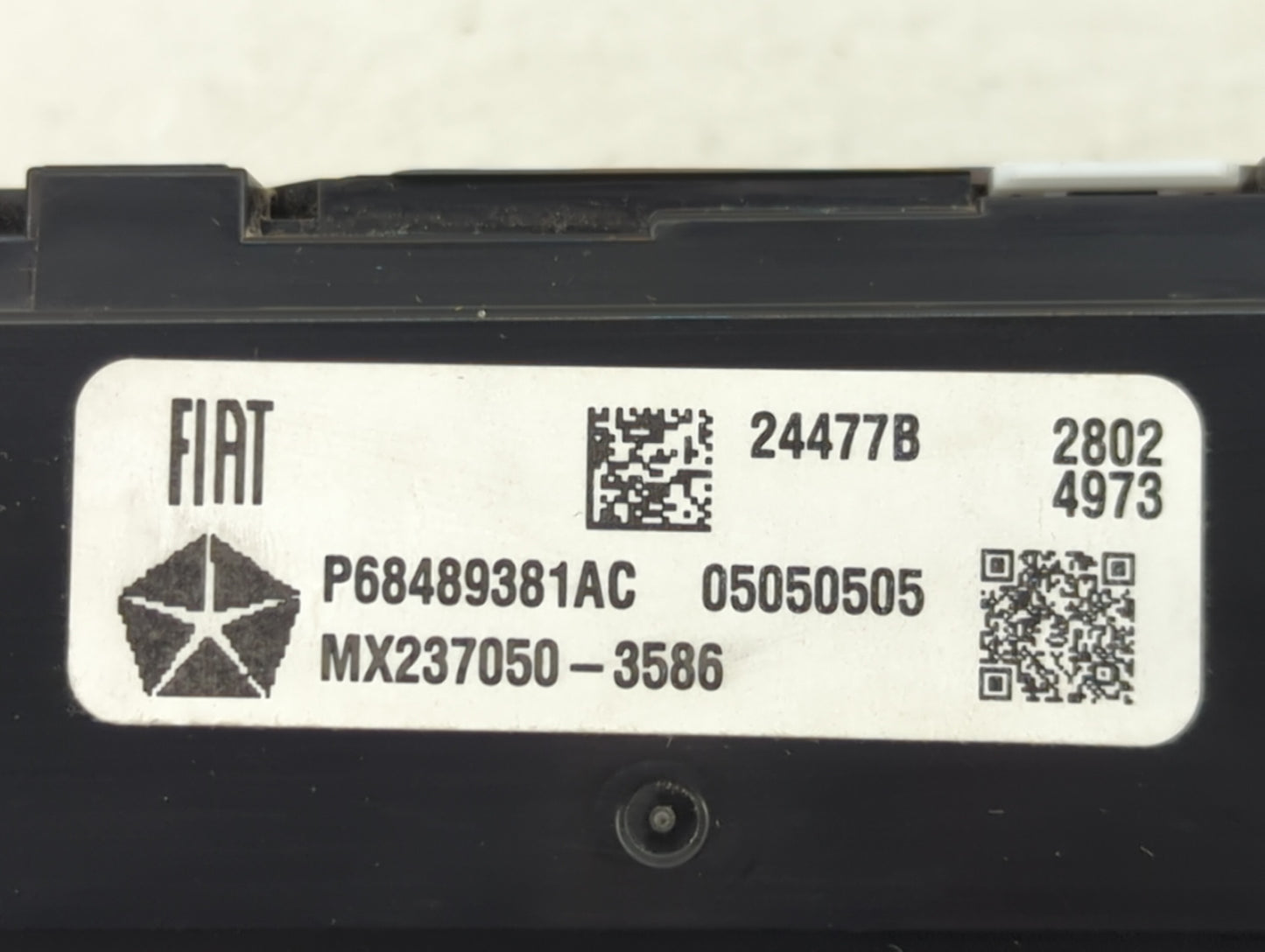 2021-2022 Jeep Grand Cherokee Climate Control Module Temperature AC/Heater Replacement P/N:P68489381AC MX237050-3586 Fits OE
