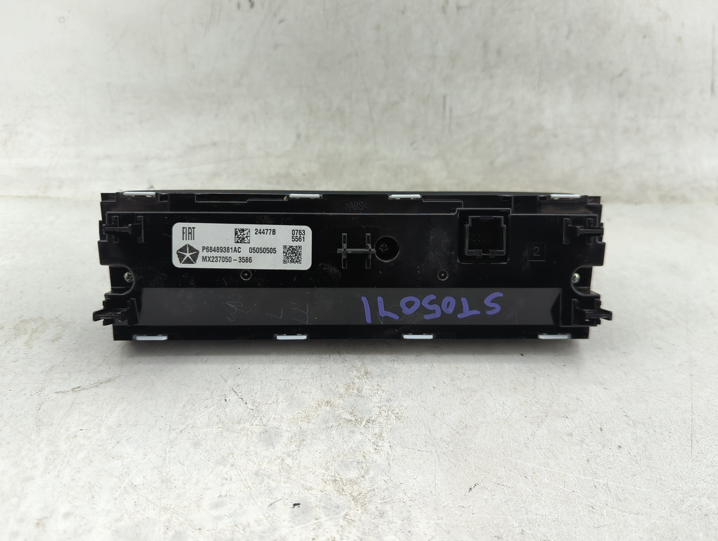 2021-2022 Jeep Grand Cherokee Climate Control Module Temperature AC/Heater Replacement P/N:P68489381AC MX237050-3586 Fits OE
