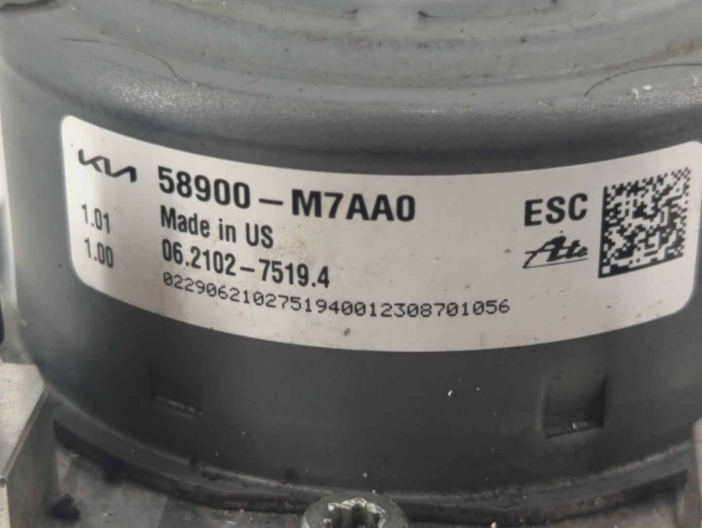 2023 Kia Forte ABS Pump Control Module Replacement P/N:06.2102 - 7519.4 58900-M7AA0 Fits OEM Used Auto Parts - Oemusedautopa