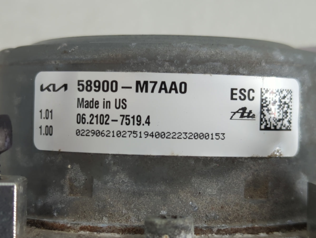 2023 Kia Forte Anti-Lock Brake ABS Pump Module Actuator OEM P/N:58900-M7AA0 Fits OEM Used Auto Parts - Oemusedautoparts1.com