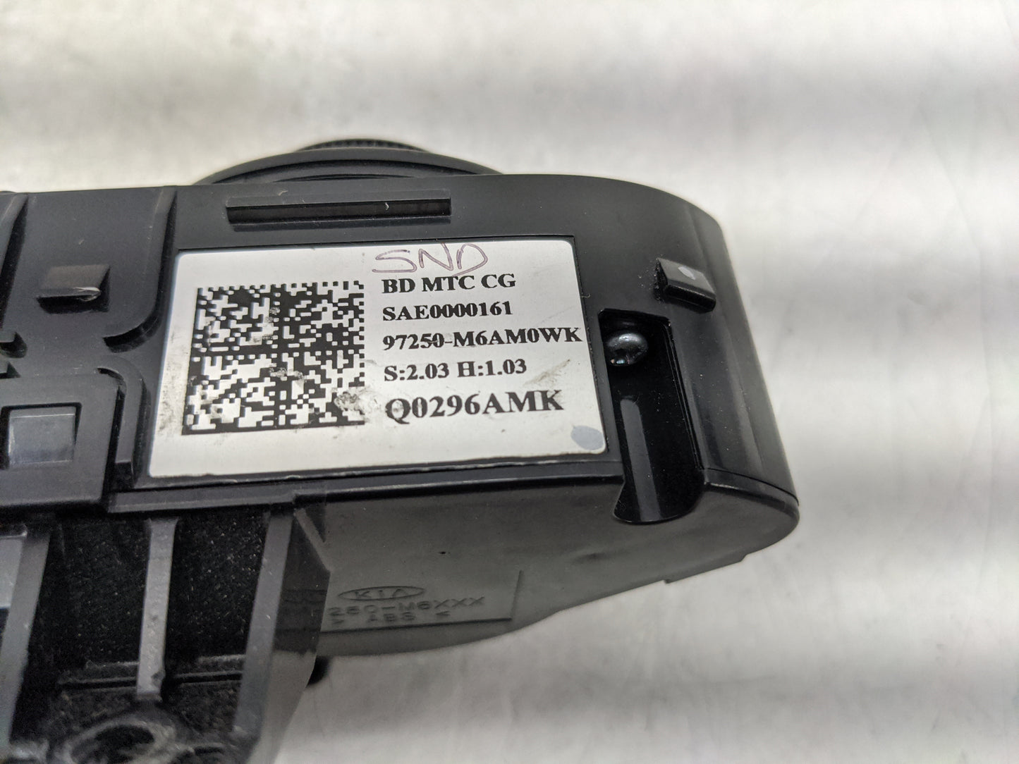 2022 Kia Forte Climate Control Module Temperature AC/Heater Replacement P/N:97250-M6AM0WK Fits OEM Used Auto Parts - Oemused