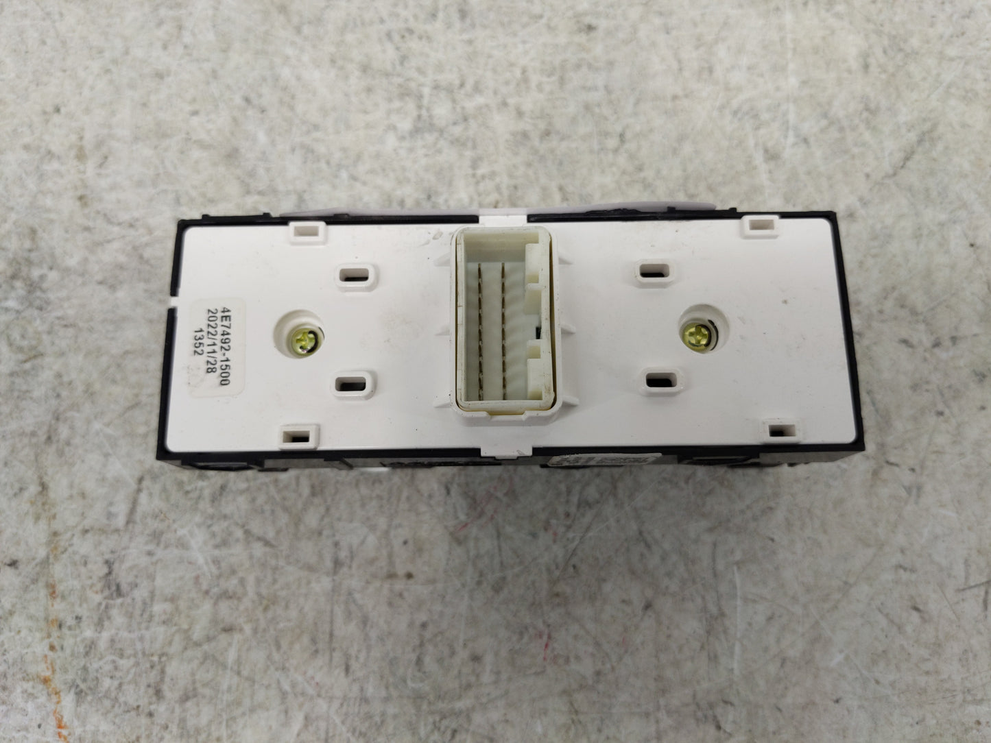 2023 Kia Forte Master Power Window Switch Replacement Driver Side Left P/N:4E7492-1500 Fits OEM Used Auto Parts - Oemusedaut