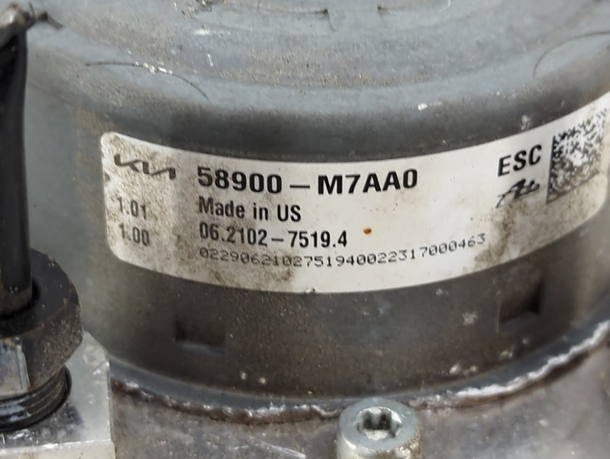 2023 Kia Forte Anti-Lock Brake ABS Pump Module Actuator OEM P/N:58900-M7AA0 06.2102-7519.4 Fits OEM Used Auto Parts - Oemuse