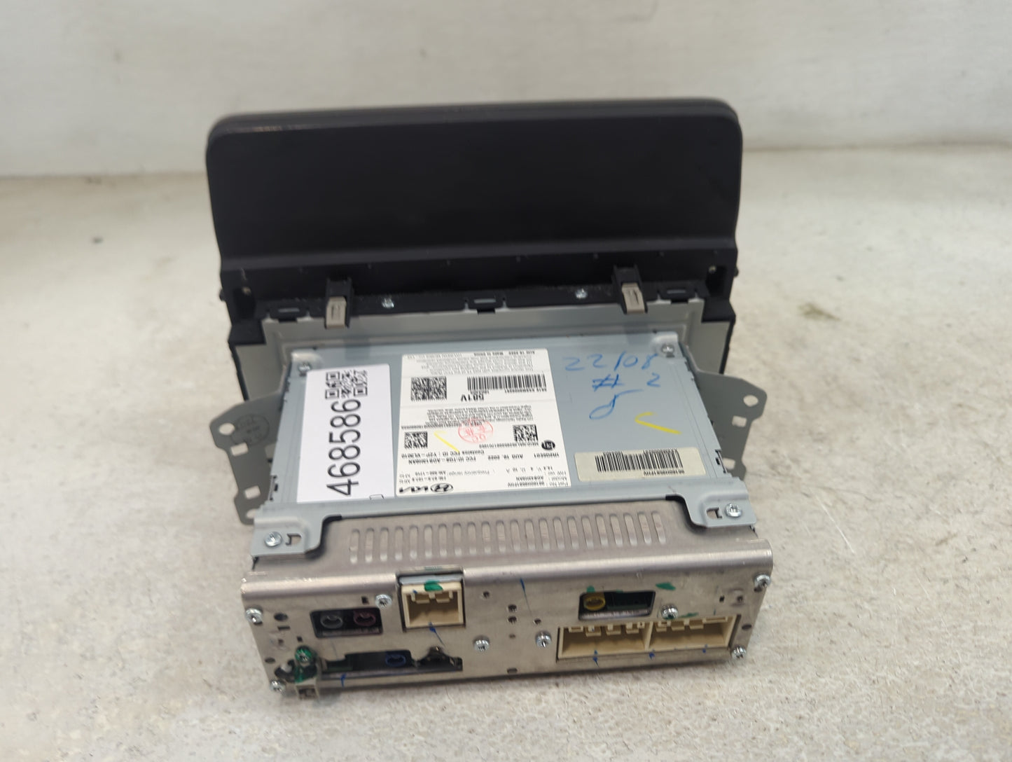 2023 Kia Rio Radio AM FM Cd Player Receiver Replacement P/N:96160H9571FHV A0961H9AN Fits OEM Used Auto Parts - Oemusedautopa