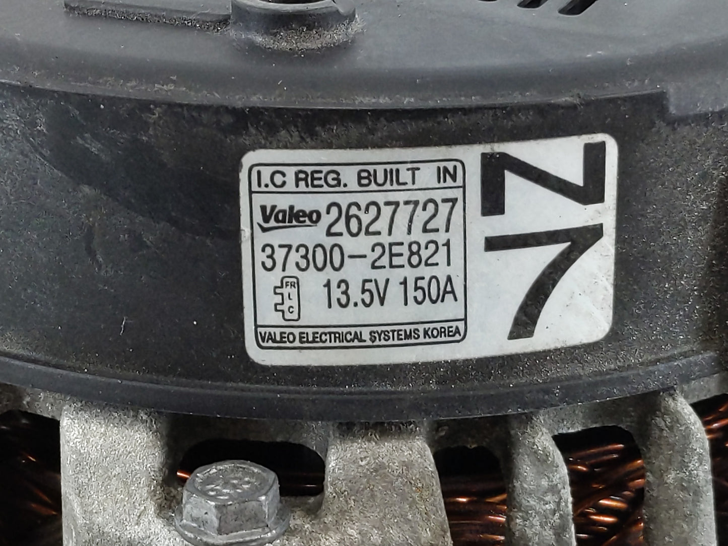 2020-2021 Kia Soul Alternator Replacement Generator Charging Assembly Engine OEM P/N:37300-2E821 Fits OEM Used Auto Parts -