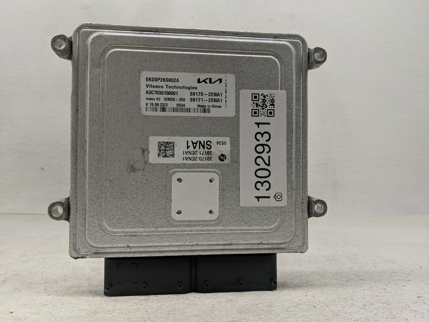 2023 Kia Soul PCM Engine Control Computer ECU ECM PCU OEM P/N:39171-2ENA1 39170-2ENA1 Fits OEM Used Auto Parts - Oemusedauto