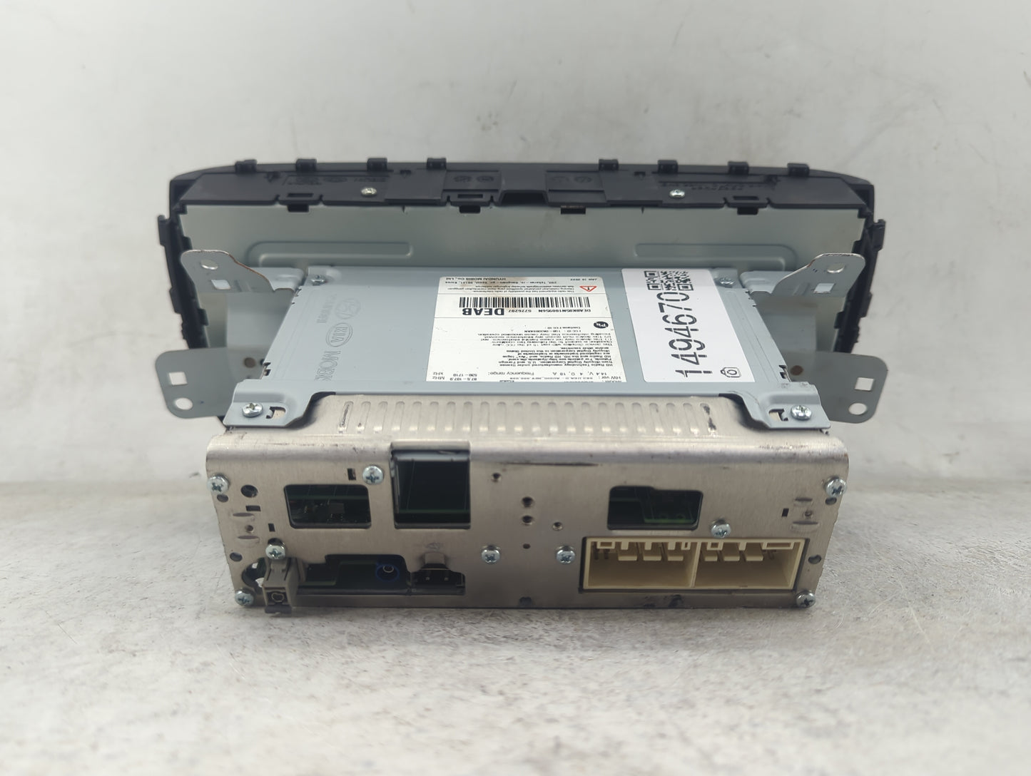 2023 Kia Soul Radio AM FM Cd Player Receiver Replacement P/N:96160-K0EA0WK DA330SKAN Fits OEM Used Auto Parts - Oemusedautop