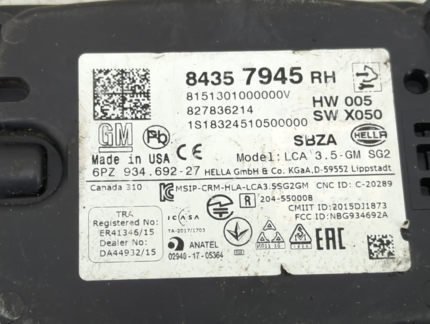 Lexus Es300h Driver Assist Control Module - Oemusedautoparts1.com