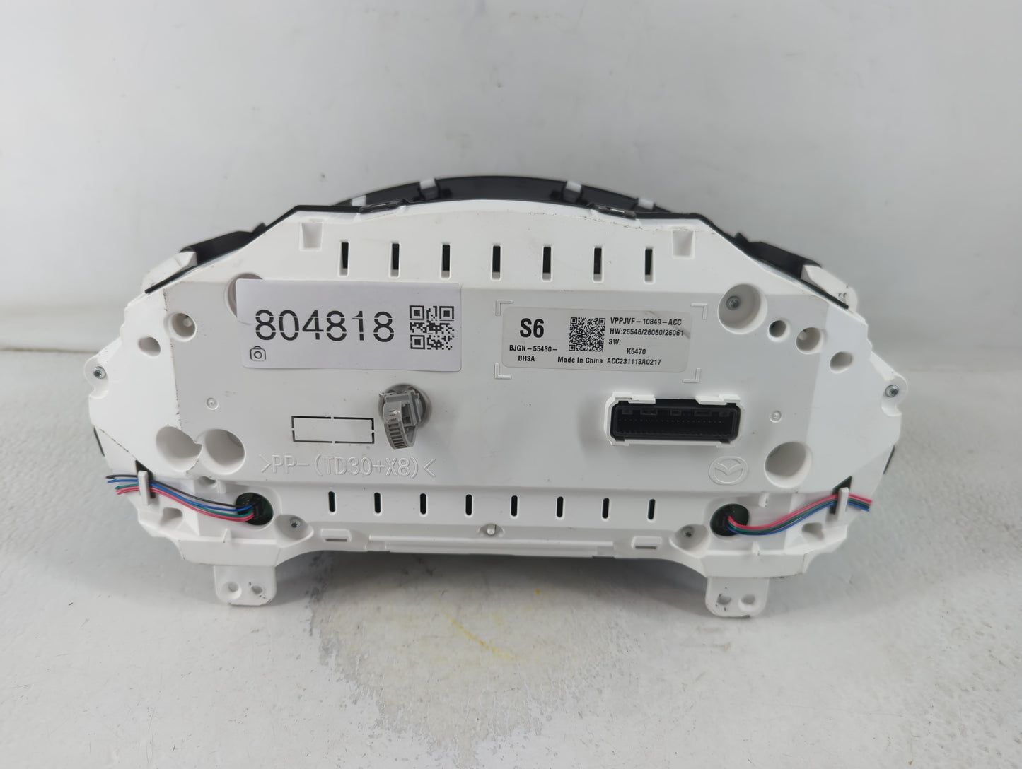 2019-2022 Mazda 3 Instrument Cluster Speedometer Gauges P/N:BJGN-55430-BHSA VPPJVF-10849-ACC Fits Fits 2019 2020 2021 2022 O