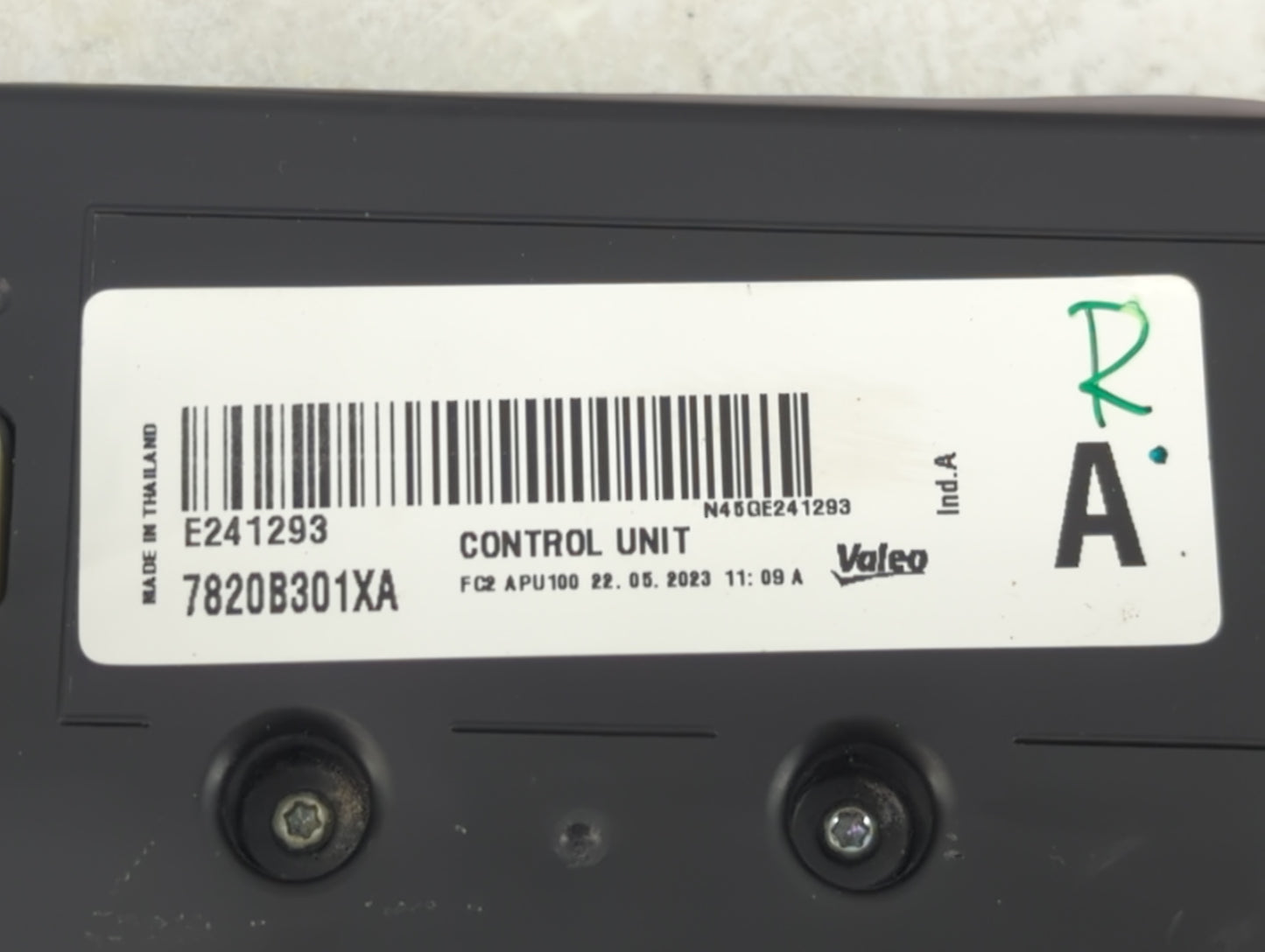 2023 Mitsubishi Mirage Climate Control Module Temperature AC/Heater Replacement P/N:7820B301XA Fits OEM Used Auto Parts - Oe