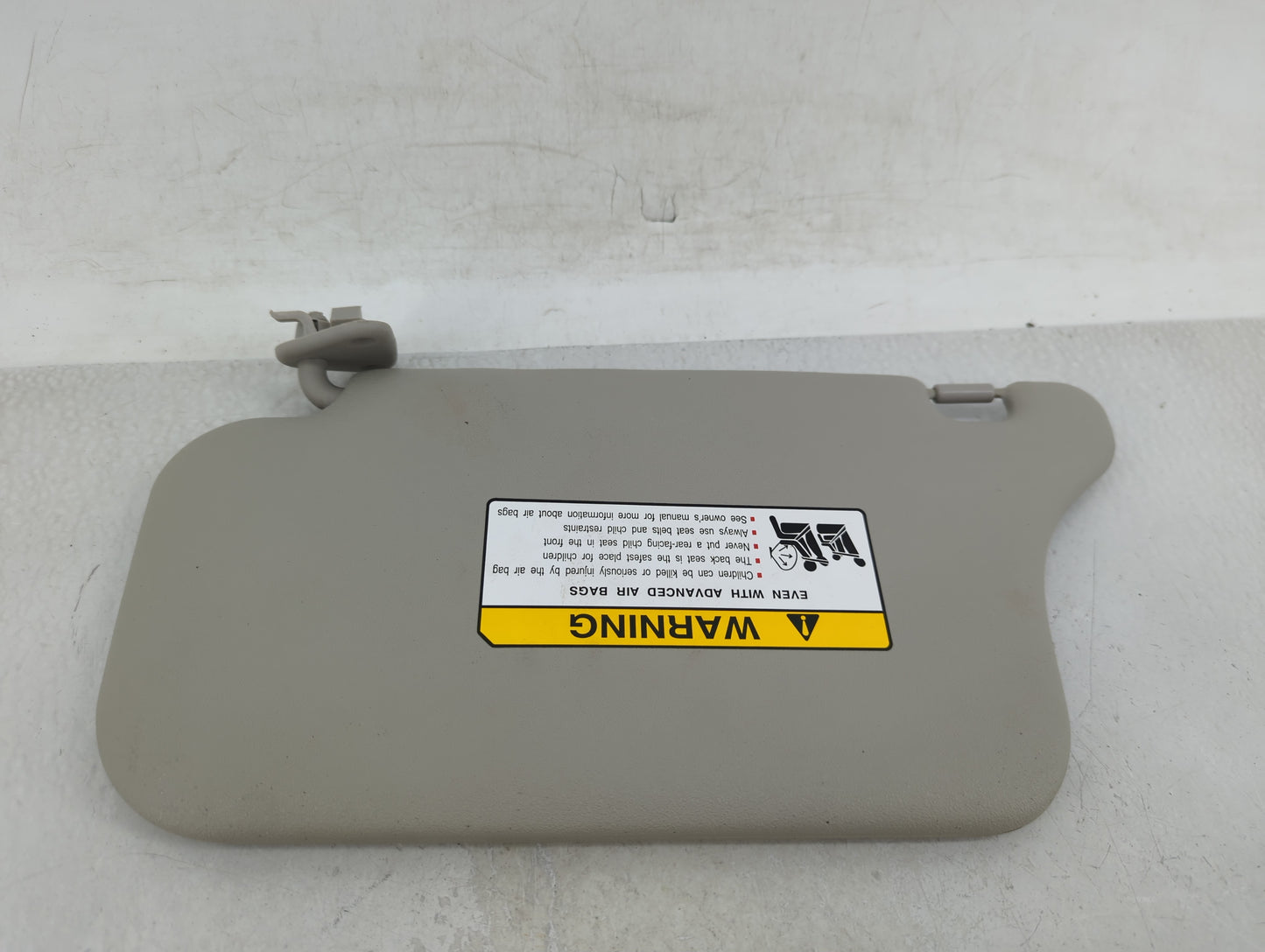 2014 Mitsubishi Mirage Sun Visor Shade Replacement Driver Left Mirror Fits OEM Used Auto Parts - Oemusedautoparts1.com