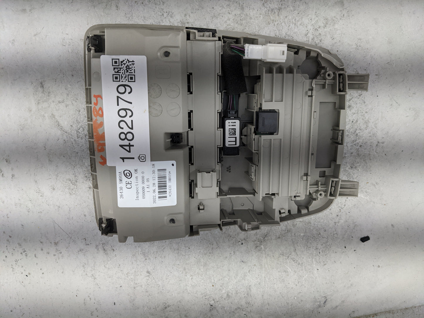 2023 Nissan Ariya Overhead Roof Console Beige - Oemusedautoparts1.com