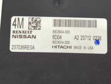 2022 Nissan Rogue PCM Engine Control Computer ECU ECM PCU OEM P/N:237036RE0A BED604-300 Fits OEM Used Auto Parts