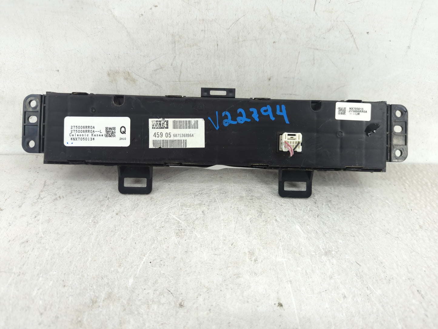 2023 Nissan Rogue Climate Control Module Temperature AC/Heater Replacement P/N:275006RR0A Fits OEM Used Auto Parts - Oemused