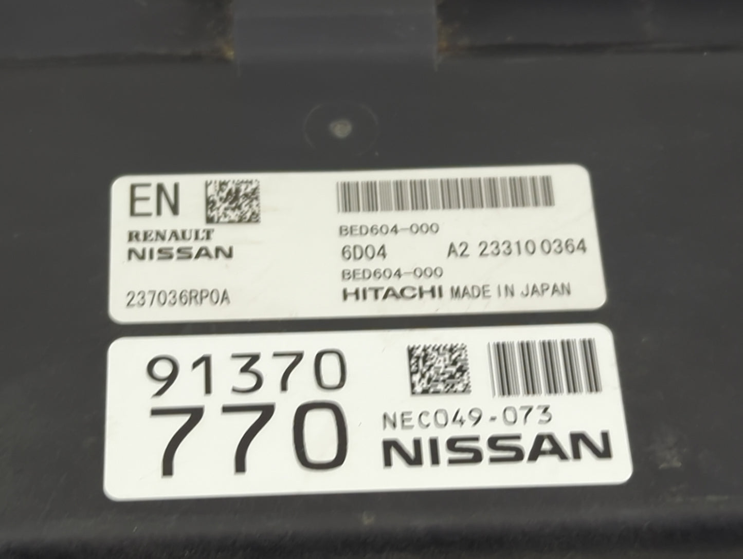 2023 Nissan Rogue PCM Engine Control Computer ECU ECM PCU OEM P/N:BED604-000 237036RP0A, NEC049-073 Fits OEM Used Auto Parts