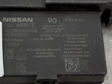 2023 Nissan Rogue Body Control Module Bcm Inner Cabin Fuse Box