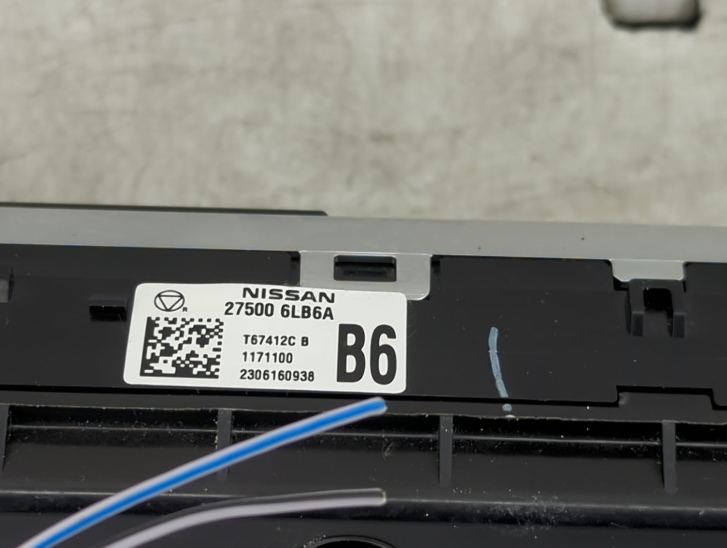 2020-2022 Nissan Sentra Climate Control Module Temperature AC/Heater Replacement P/N:27500 6LB6A 275006LB6A Fits OEM Used Au