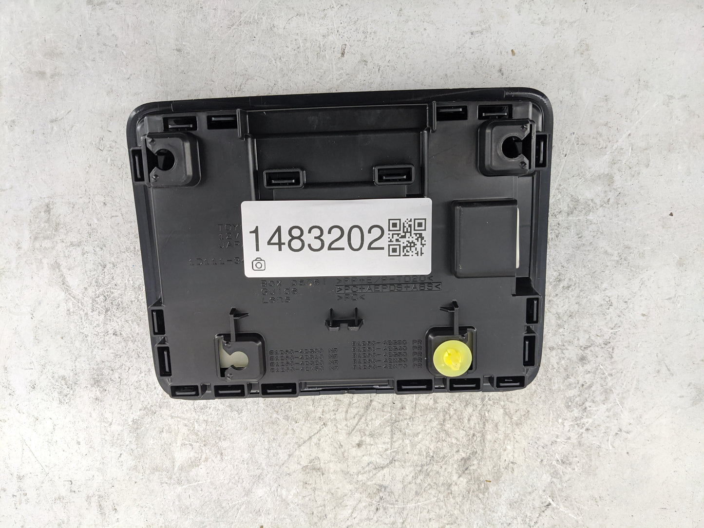 2023 Subaru Solterra Overhead Roof Console Black - Oemusedautoparts1.com