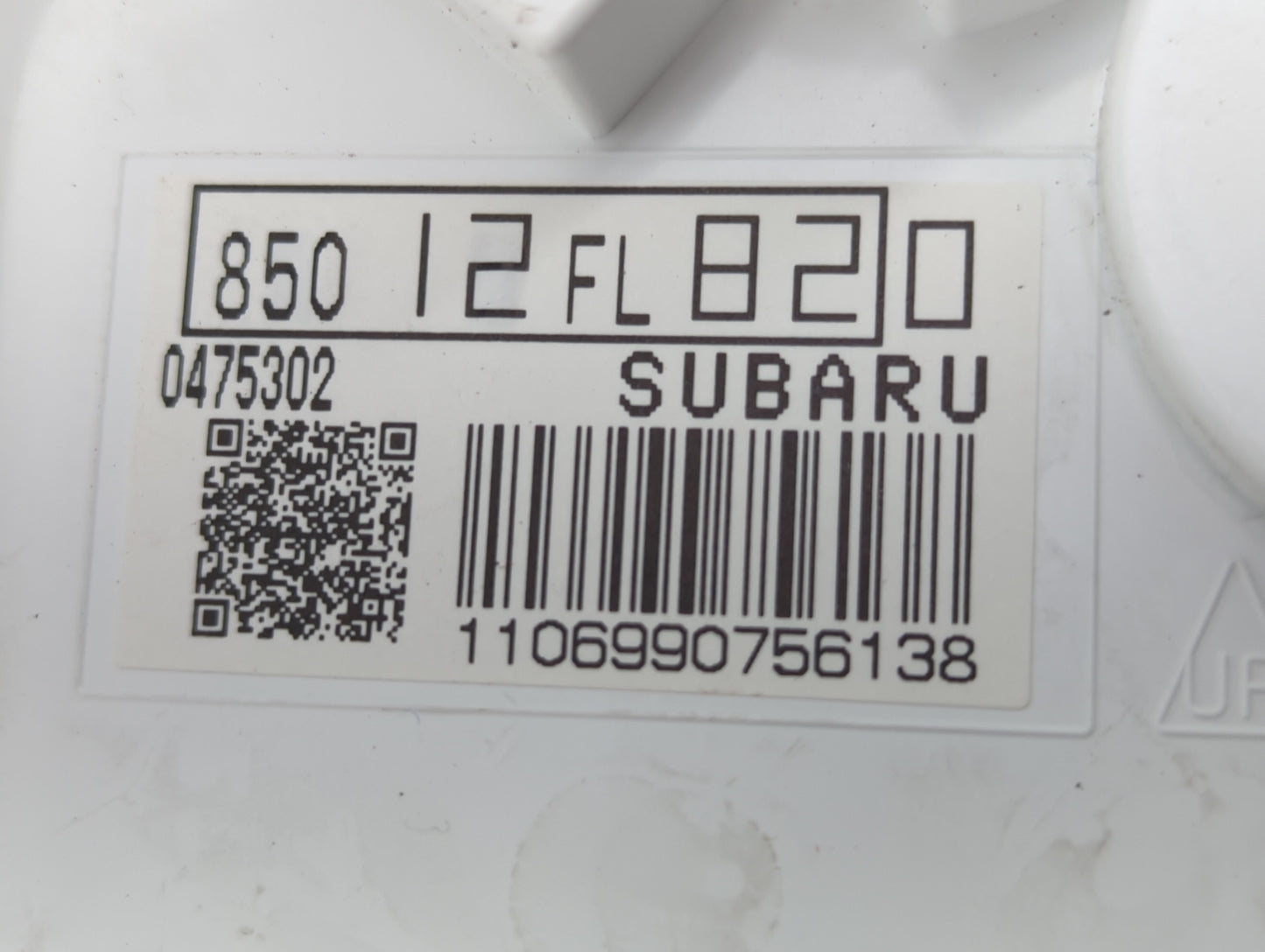 2023 Subaru Xv Instrument Cluster Speedometer Gauges P/N:85012FL820 Fits OEM Used Auto Parts - Oemusedautoparts1.com