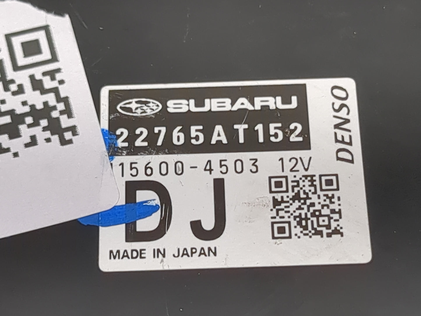 2023 Subaru Xv PCM Engine Control Computer ECU ECM PCU OEM P/N:22765AT152 175600-4503 Fits OEM Used Auto Parts - Oemusedauto