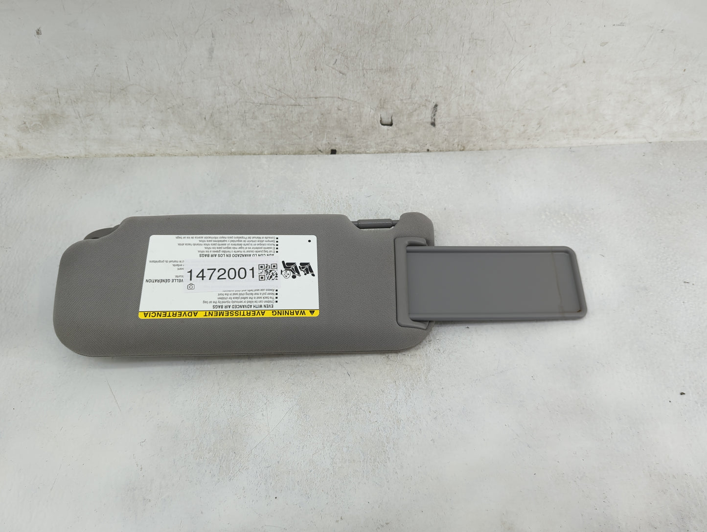 2018-2022 Toyota Camry Sun Visor Shade Replacement Passenger Right Mirror Fits Fits 2018 2019 2020 2021 2022 OEM Used Auto P