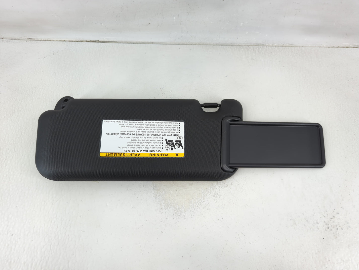 2022 Toyota Corolla Sun Visor Shade Replacement Passenger Right Mirror Fits OEM Used Auto Parts - Oemusedautoparts1.com