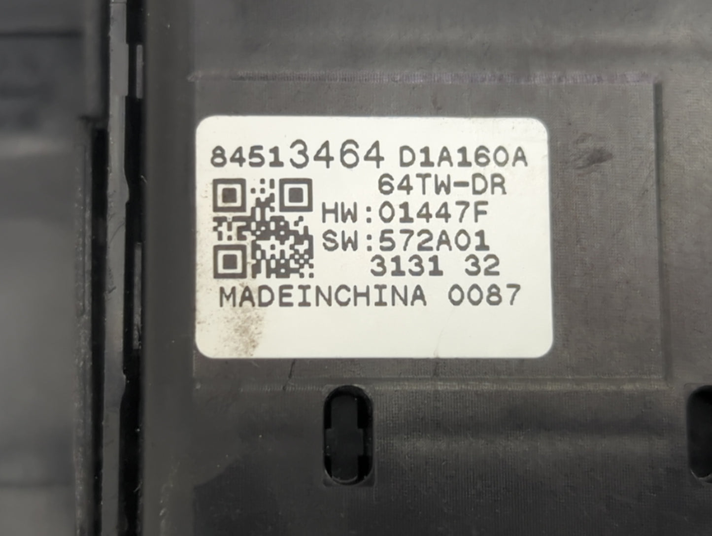 2016-2021 Chevrolet Malibu Master Power Window Switch Replacement Driver Side Left P/N:84513464 Fits OEM Used Auto Parts - O