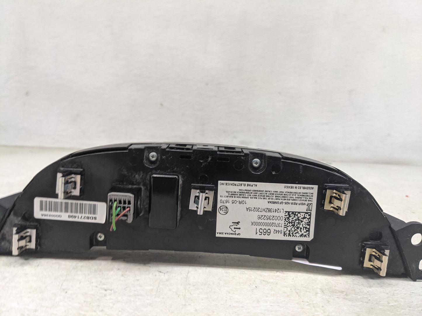 2019-2021 Chevrolet Malibu Climate Control Module Temperature AC/Heater Replacement P/N:84426651 737020000000X Fits OEM Used