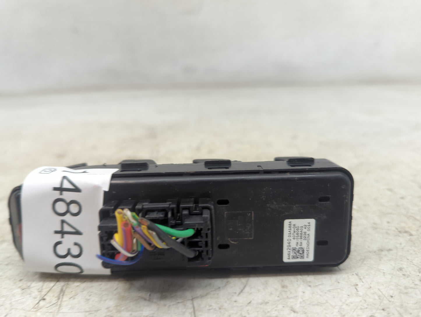 2024 Chevrolet Trax Master Power Window Switch Replacement Driver Side Left P/N:84512940 D1A188A Fits OEM Used Auto Parts -