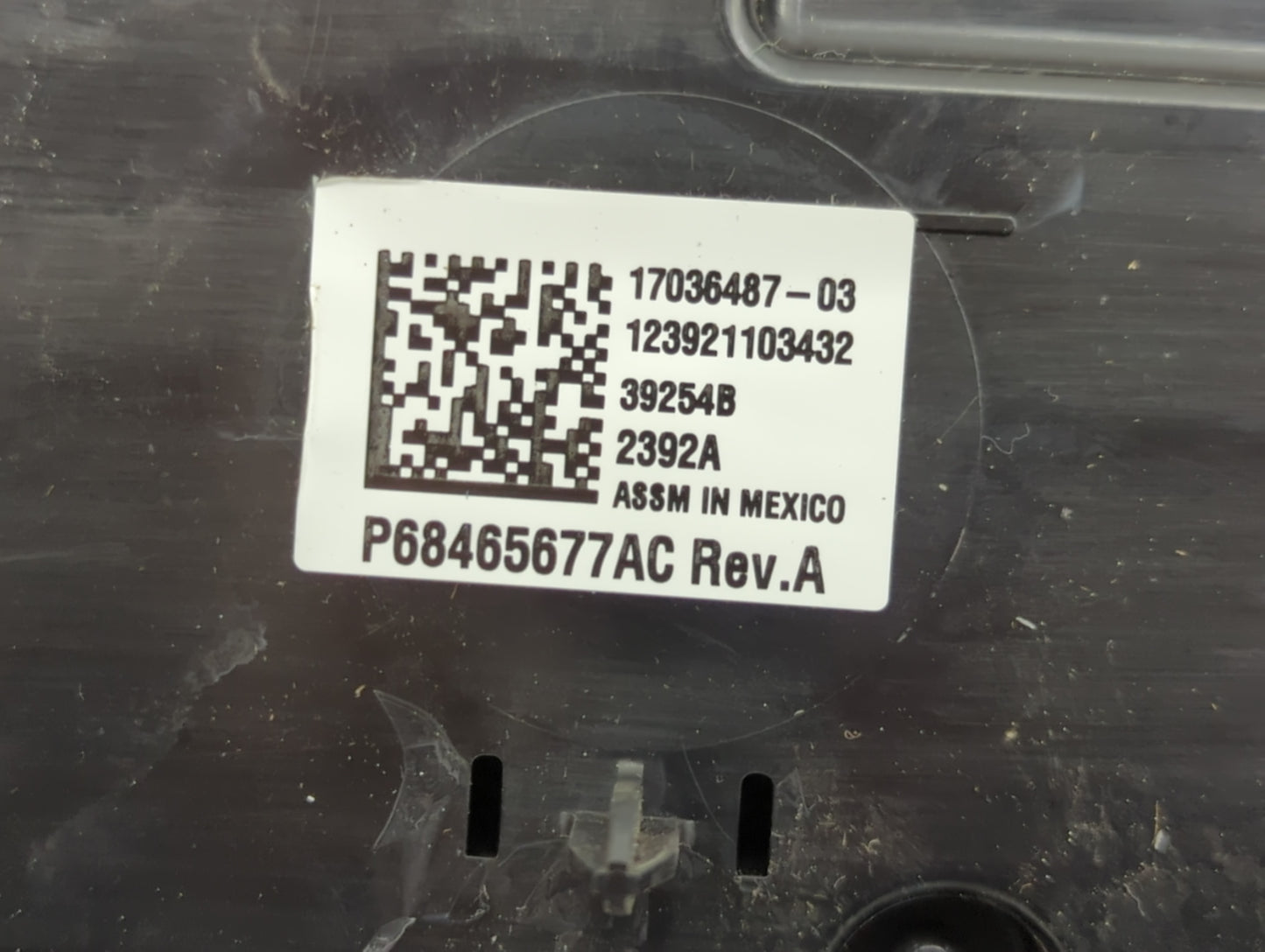 2021-2022 Dodge Durango Climate Control Module Temperature AC/Heater Replacement P/N:P68465677AC 17036487-03 Fits Fits 2021