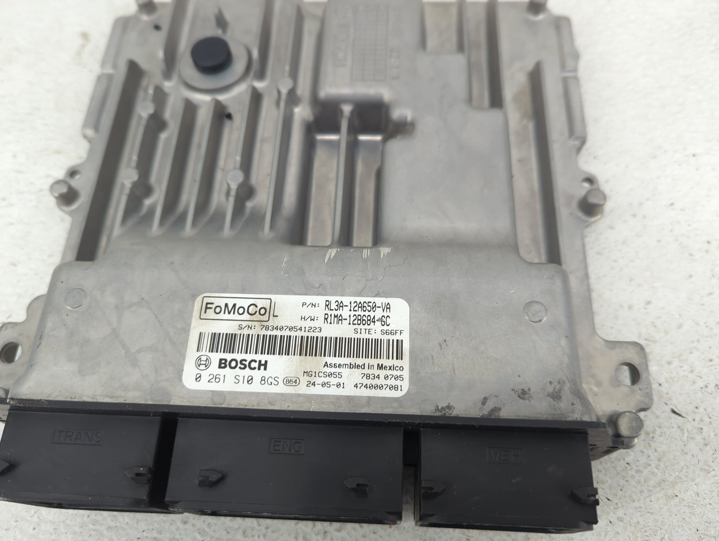 2024 Ford F-150 PCM Engine Control Computer ECU ECM PCU OEM P/N:MU5T-14F262-ACA RL3A-12A650-VA, R1MA-12B684-6C, 0261S108GS F