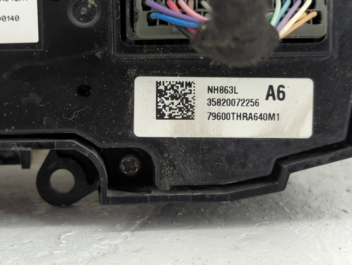 2024 Honda Odyssey Climate Control Module Temperature AC/Heater Replacement P/N:79600THRA640M1 35820072256, NH863L Fits OEM