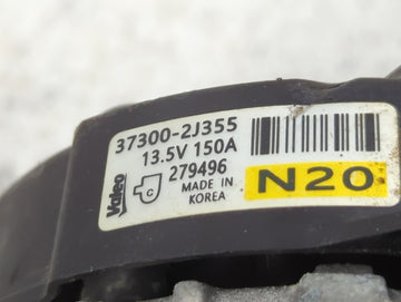2022 Hyundai Kona Alternator Replacement Generator Charging Assembly Engine OEM P/N:37300-2J355 Fits Fits 2021 OEM Used Auto Parts