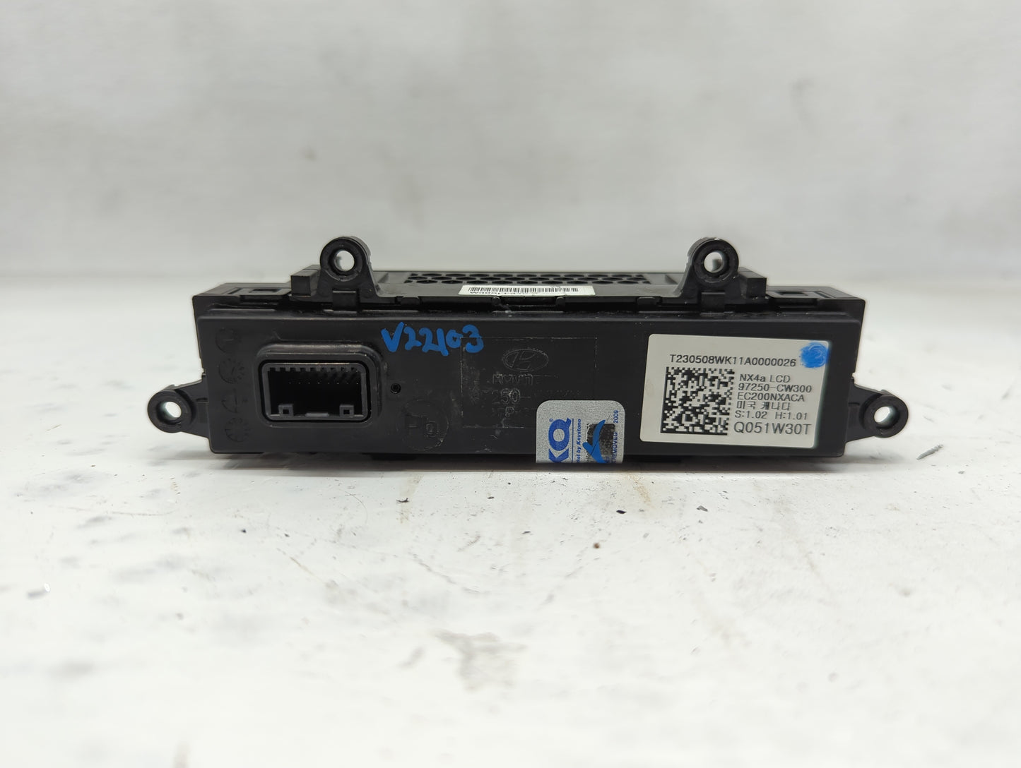 2024 Hyundai Santa Cruz Climate Control Module Temperature AC/Heater Replacement P/N:97250-CW300 Fits OEM Used Auto Parts -