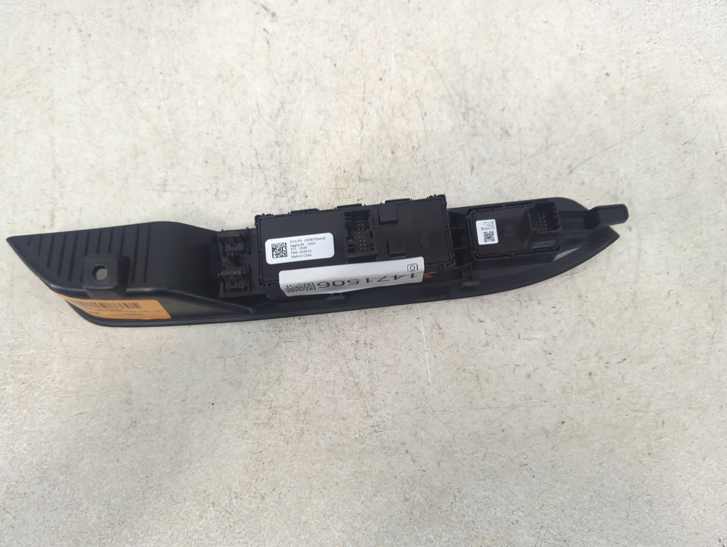 2024 Jeep Compass Master Power Window Switch Replacement Driver Side Left P/N:7BM491X9AE Fits OEM Used Auto Parts - Oemuseda