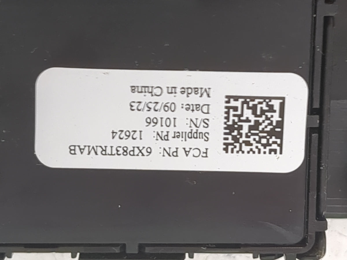 2024 Jeep Compass Master Power Window Switch Replacement Driver Side Left P/N:6XP83TRMAB 12624 Fits OEM Used Auto Parts - Oe