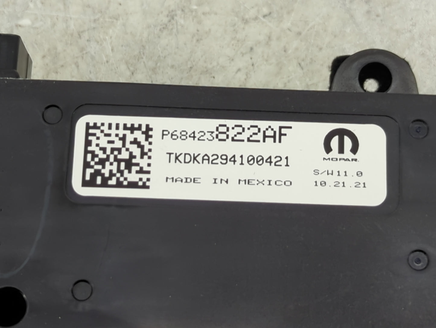 2022 Jeep Grand Wagoneer Climate Control Module Temperature AC/Heater Replacement P/N:P68423822AF TKDKA294100421 Fits OEM Us
