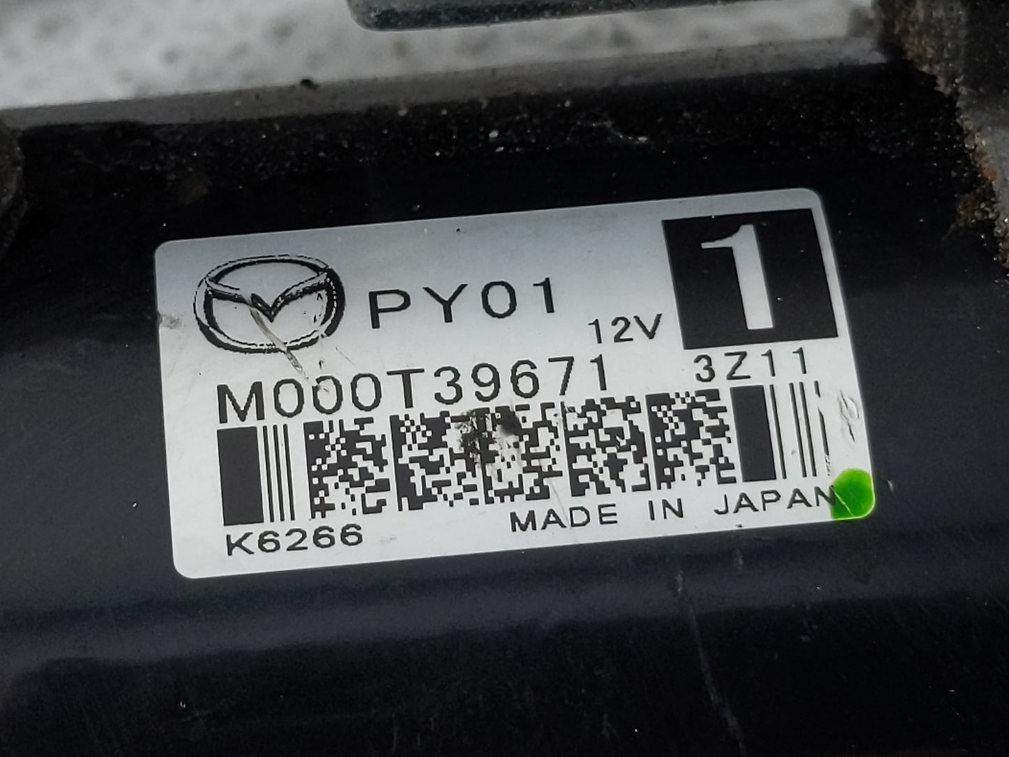 2020-2022 Mazda Cx-30 Car Starter Motor Solenoid OEM P/N:M000T39671 Fits Fits 2014 2015 2016 2017 2018 2019 2020 2021 2022 O