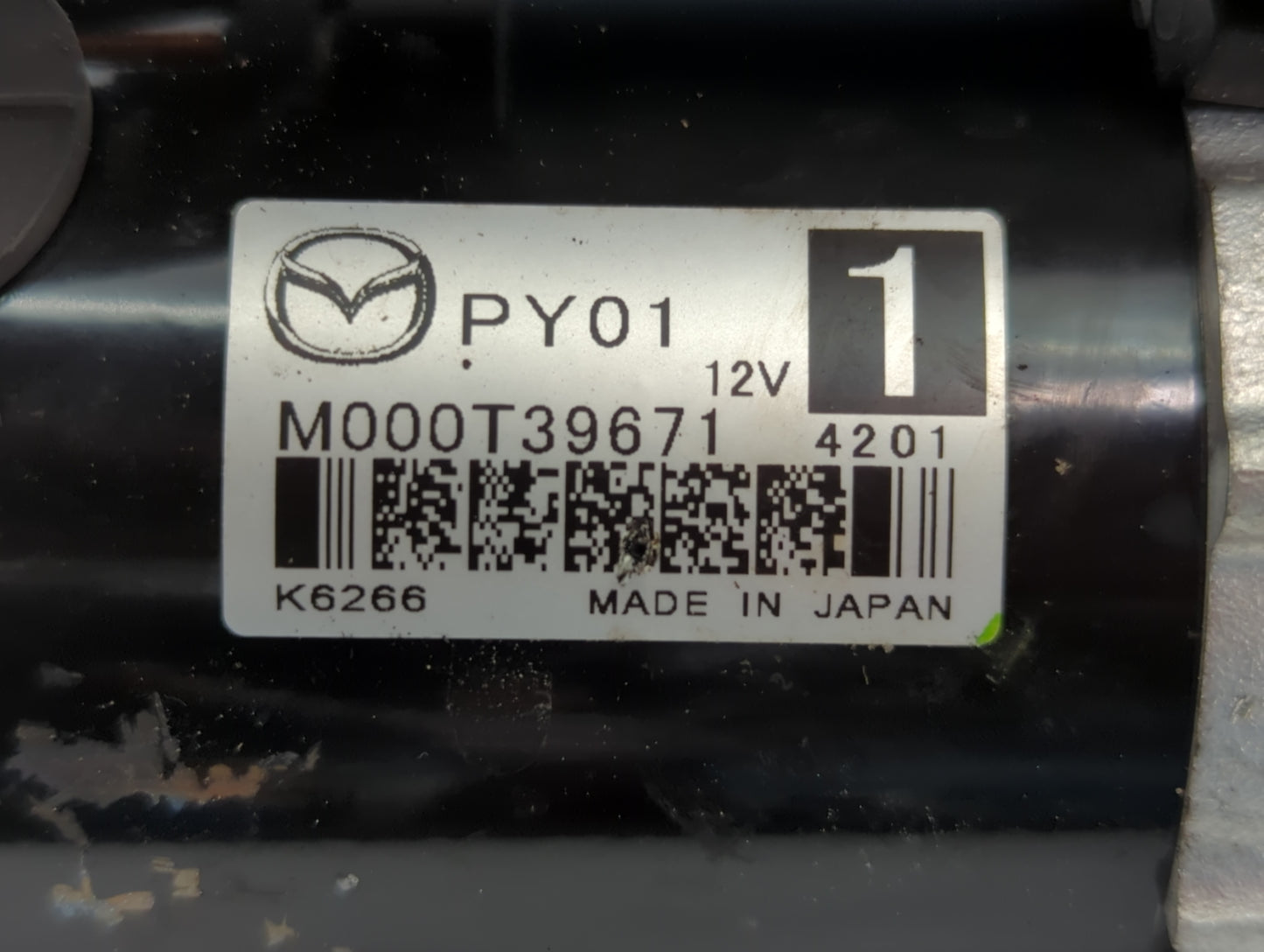 2020-2022 Mazda Cx-30 Car Starter Motor Solenoid OEM P/N:M000T39671 Fits Fits 2014 2015 2016 2017 2018 2019 2020 2021 2022 O